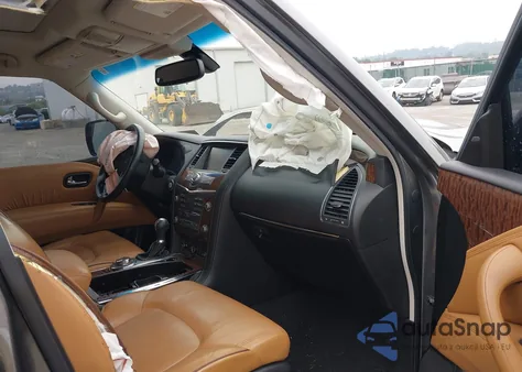 2017 Nissan Armada Platinum from USA, damaged, VIN JN8AY2NC8H9511317